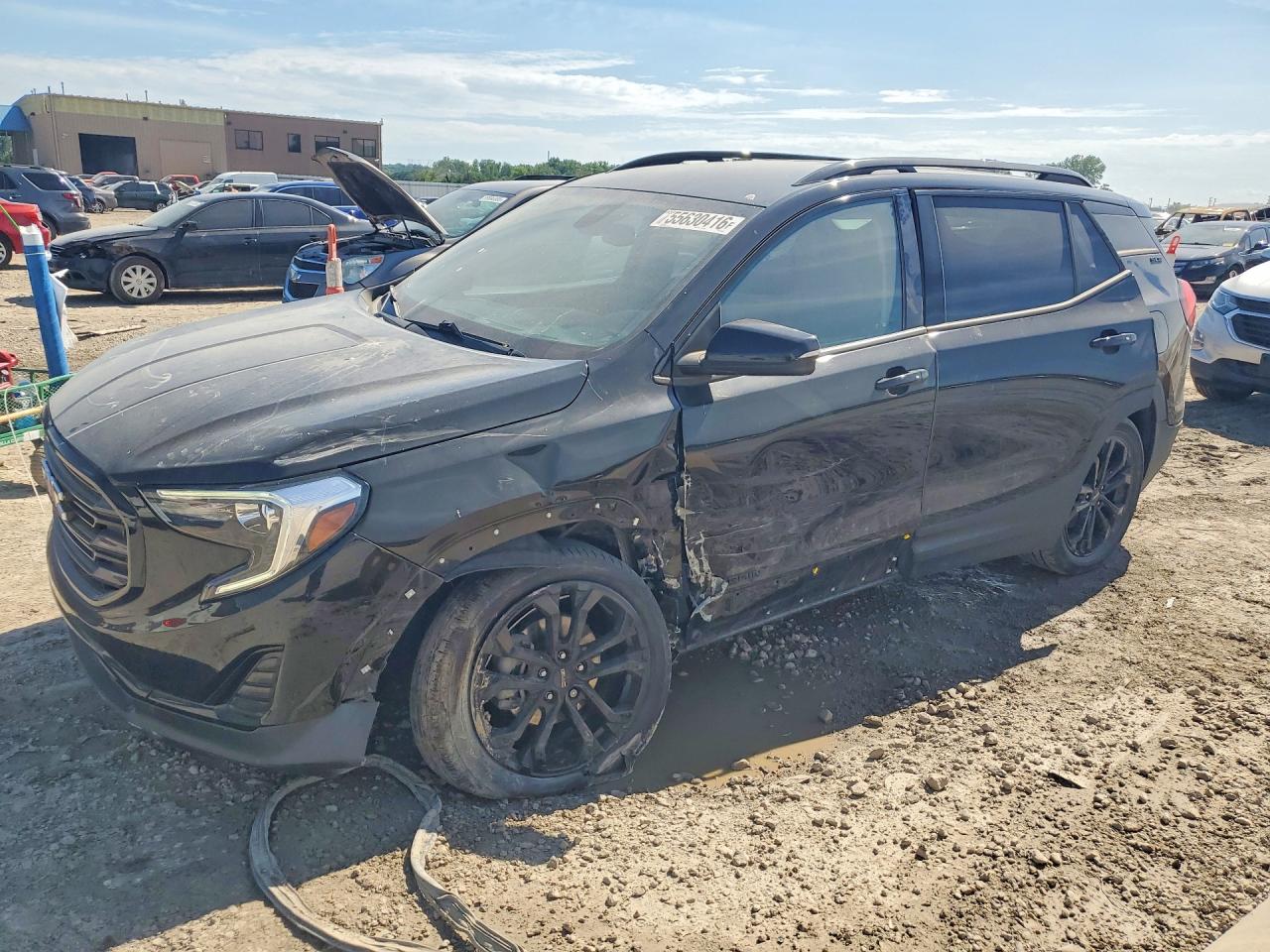 2021 GMC Terrain VIN 3GKALMEV1ML394676 COPART salvage auction — Front End, GA - CERT OF TITLE-SALVAGE, sold $3,750 on 2026-07-09 (photo 1)
