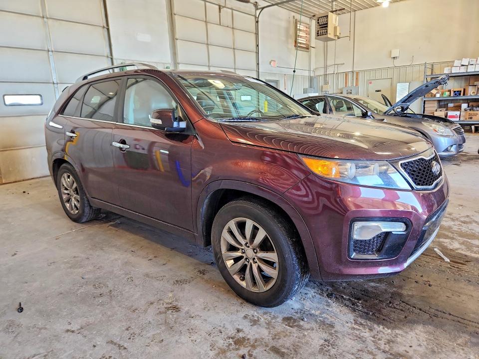 2012 Kia Sorento VIN 5XYKW4A29CG264864 COPART salvage auction — REAR END, Il - Salvage Certificate, sold $100 on 2026-07-21 (photo 4)