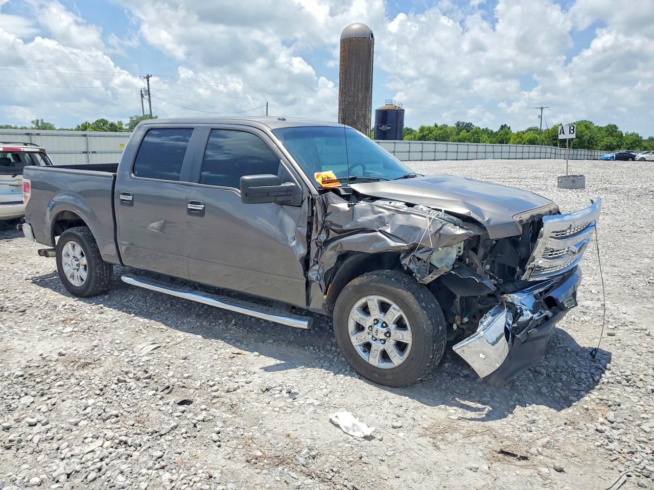 2014 Ford F-150 Lightning VIN 1FTFW1CF9EFA23392 COPART salvage auction — Front End, AL - CERT OF TITLE-SALVAGE TITLE, sold $1,150 on 2026-07-09 (photo 4)