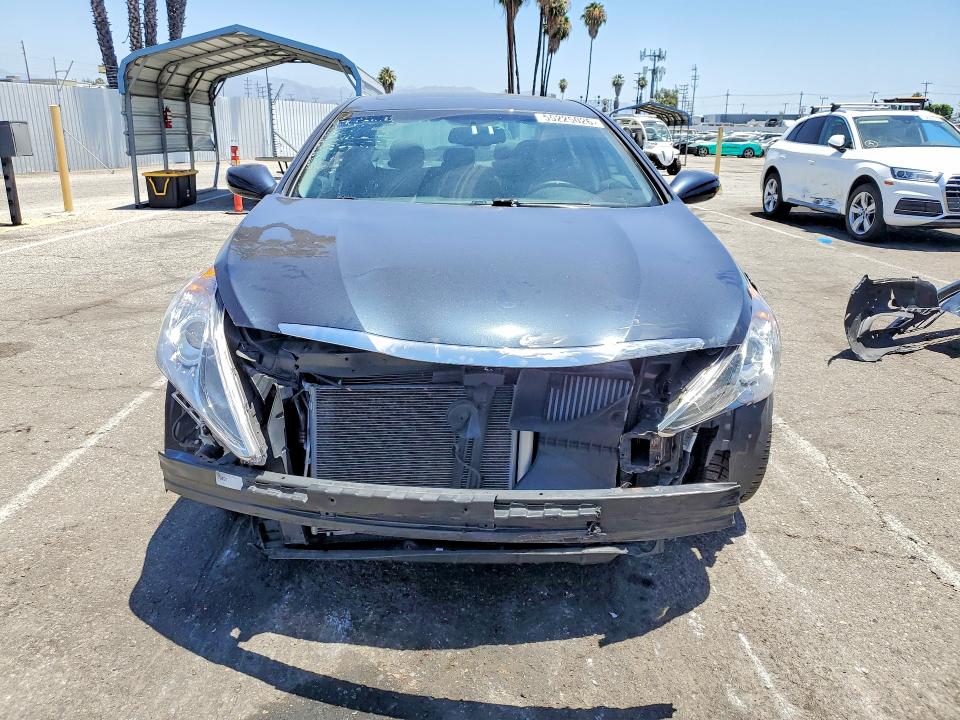 2013 Hyundai Sonata VIN 5NPEC4AB2DH770648 COPART salvage auction — FRONT END, Ca - Salvage Certificate, sold $1,050 on 2026-07-24 (photo 5)