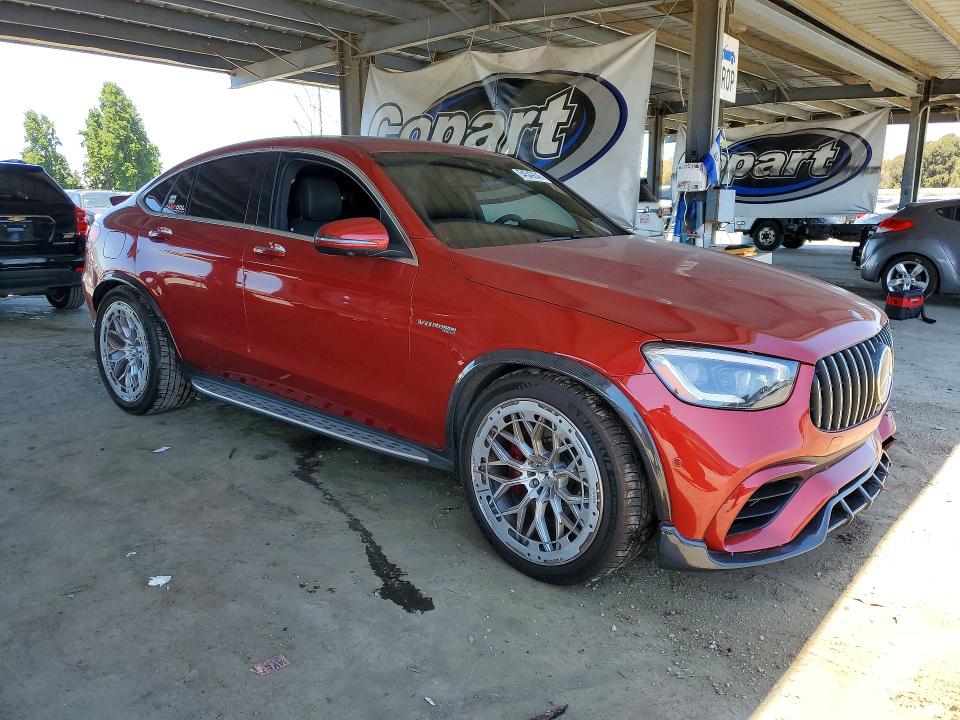 2020 Mercedes-benz Glc VIN WDC0J8KB0LF694128 COPART salvage auction — FRONT END, Ca - Salvage Certificate, sold $23,800 on 2026-07-02 (photo 4)