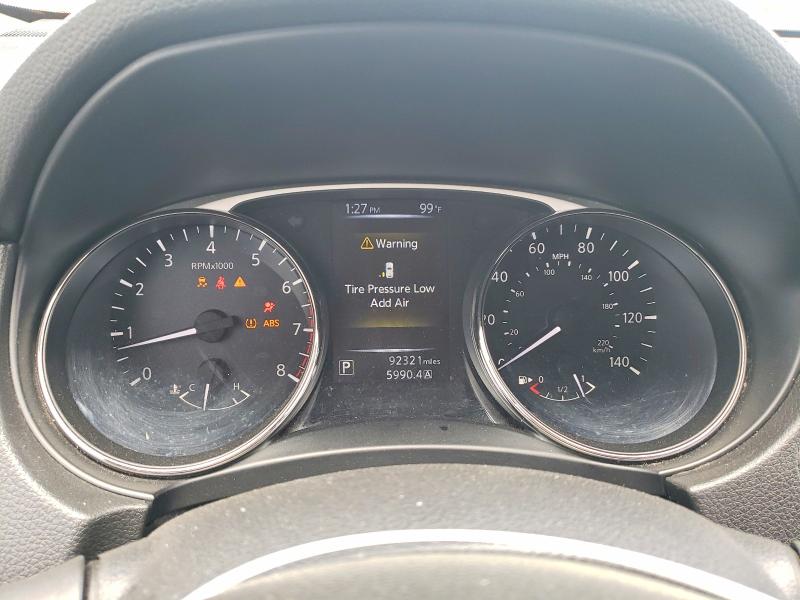 2016 Nissan Rogue VIN JN8AT2MT6GW029350 COPART salvage auction — REAR END, LA - CERT OF TITLE-SALVAGE, sold $250 on 2026-07-24 (photo 9)
