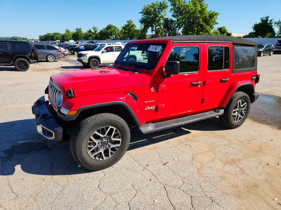 2024 Jeep Wrangler / VIN 1C4PJXEN0RW132730 COPART salvage auction — NORMAL WEAR, MO - CERTIFICATE OF TITLE, sold $23,000 on 2026-07-09 (photo 1)