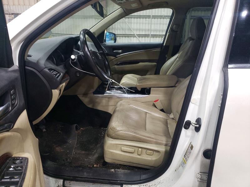 2016 Acura Mdx VIN 5FRYD3H20GB003036 COPART salvage auction — MINOR DENT/SCRATCHES, Ms - Certificate Of Title (P), sold $3,450 on 2026-07-24 (photo 7)