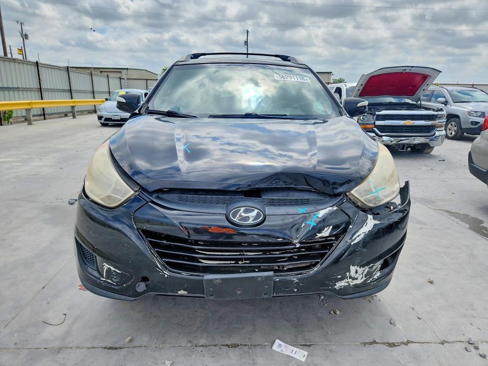 2012 Hyundai Tucson VIN KM8JU3AC6CU360739 COPART salvage auction — FRONT END, Tx - Salvage Vehicle Title, sold $1,450 on 2026-07-10 (photo 5)