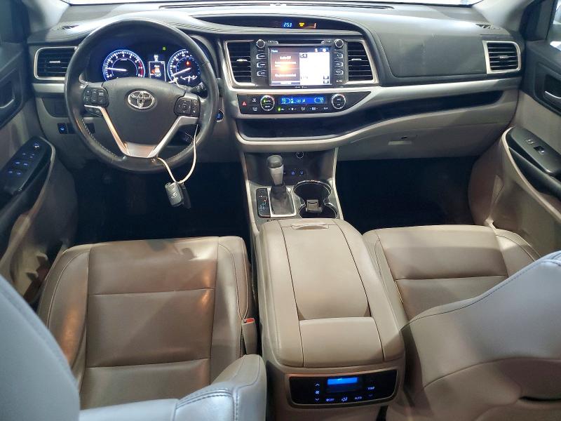 2015 Toyota Highlander VIN 5TDJKRFH8FS151321 COPART salvage auction — HAIL, Ne - Cert Of Title-Salvage, sold $6,000 on 2026-07-14 (photo 8)