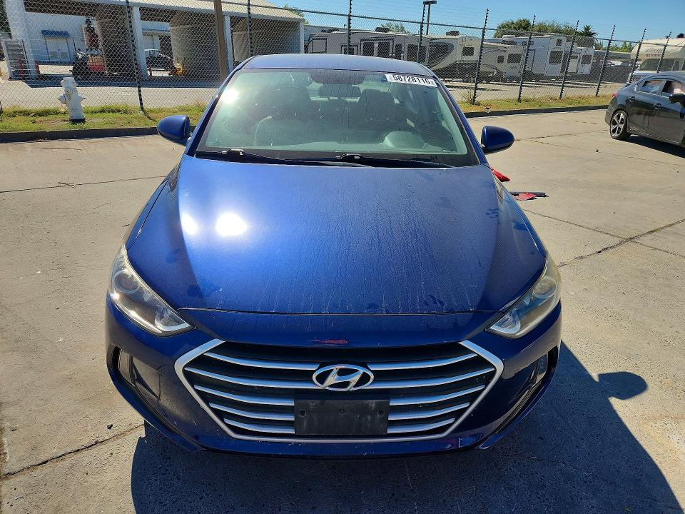 2017 Hyundai Elantra VIN 5NPD84LFXHH049173 COPART salvage auction — REAR END, Ca - Salvage Certificate, sold $1,600 on 2026-07-27 (photo 5)