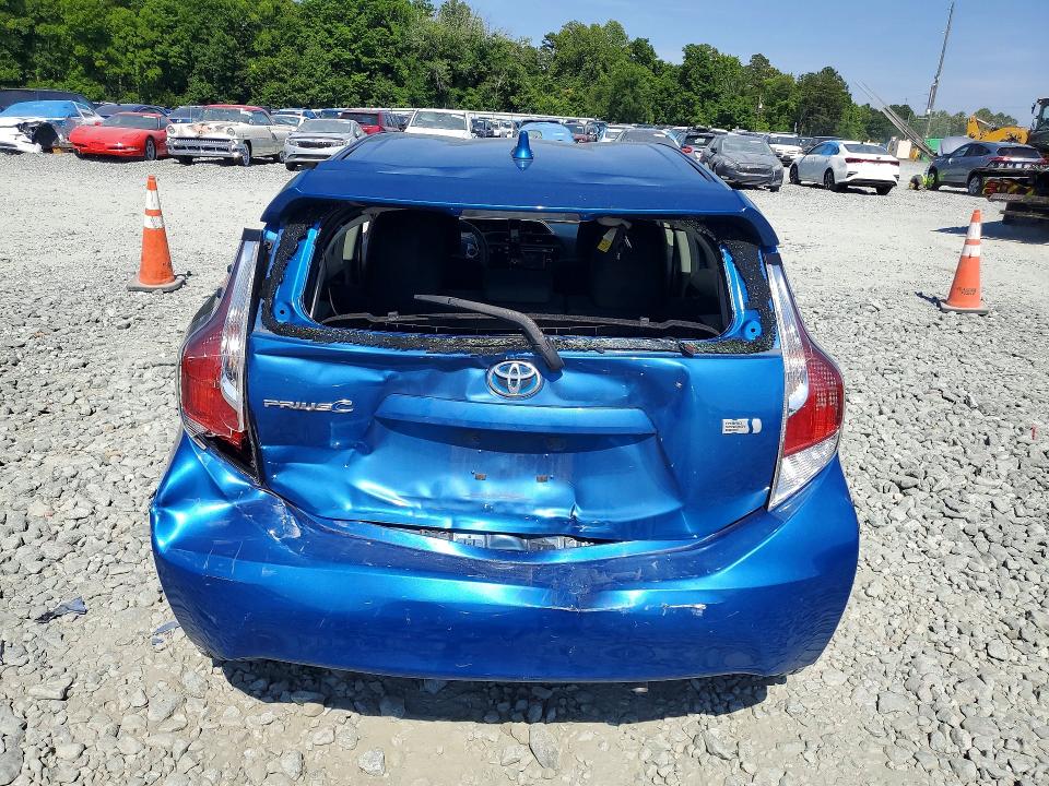 2016 Toyota VIN JTDKDTB35G1132147 COPART salvage auction — REAR END, Nc - Salvage Certificate Of Title, sold $575 on 2026-07-29 (photo 6)