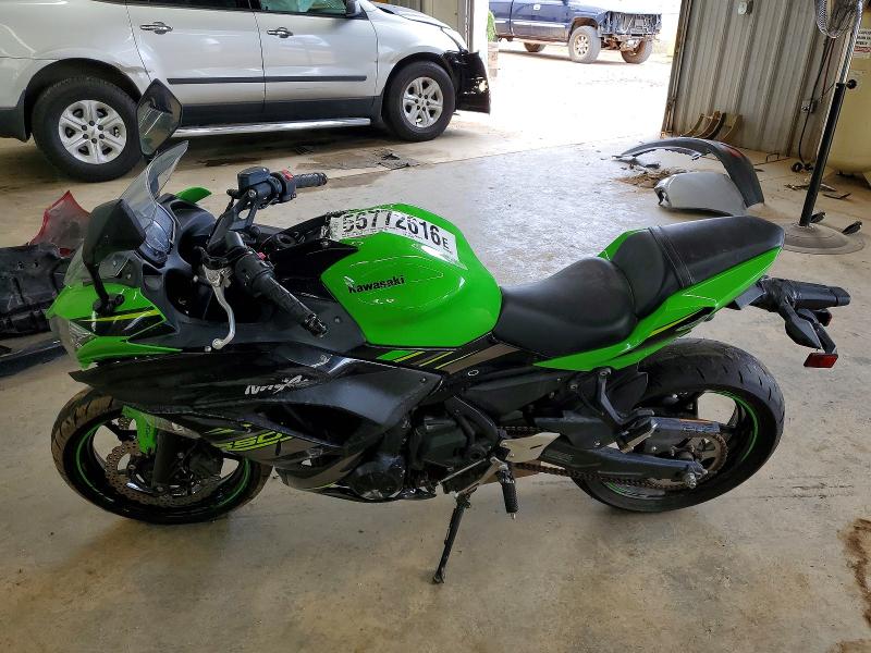 2018 Kawasaki Ex VIN JKAEXEK17JDA23996 COPART salvage auction — FRONT END, Nc - Salvage Certificate Of Title, sold $1,200 on 2026-07-30 (photo 3)