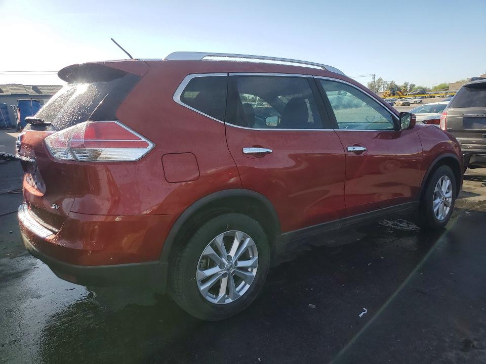 2016 Nissan Rogue VIN KNMAT2MT9GP727165 COPART salvage auction — MINOR DENT/SCRATCHES, Nv - Certificate Of Title, sold $6,800 on 2026-07-02 (photo 3)