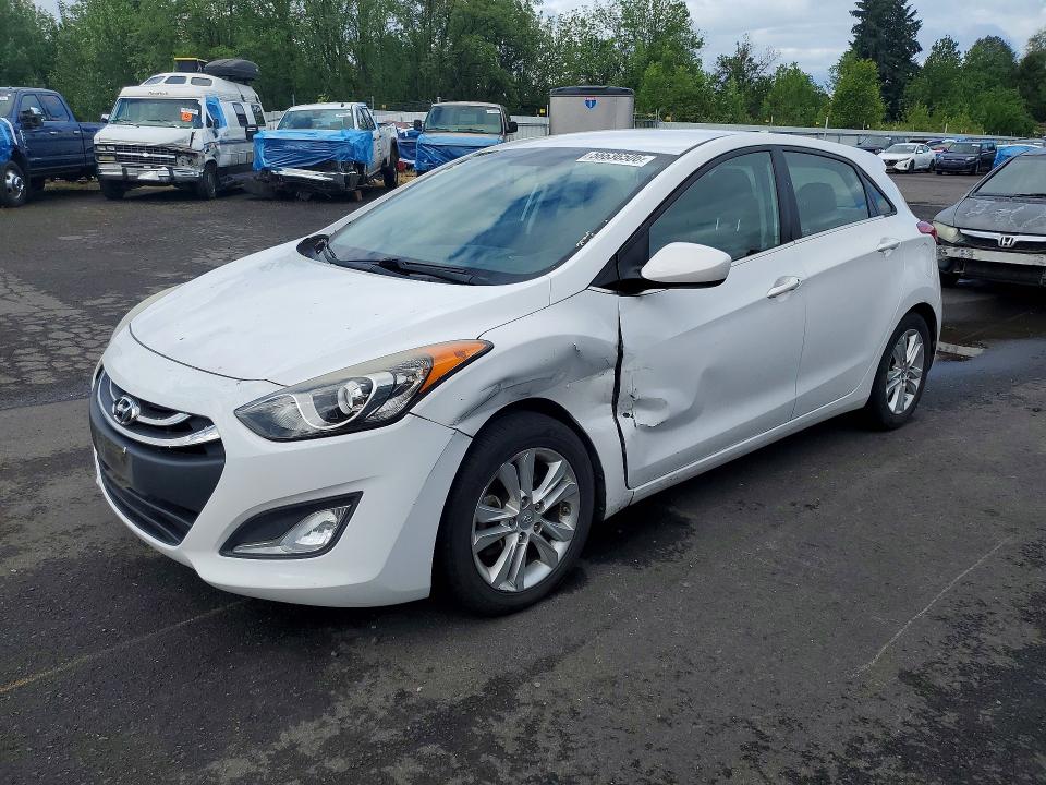 2013 Hyundai Elantra VIN KMHD35LE7DU082638 COPART salvage auction — FRONT END, Or - Salvage Title Certificate, sold $1,750 on 2026-07-15 (photo 1)