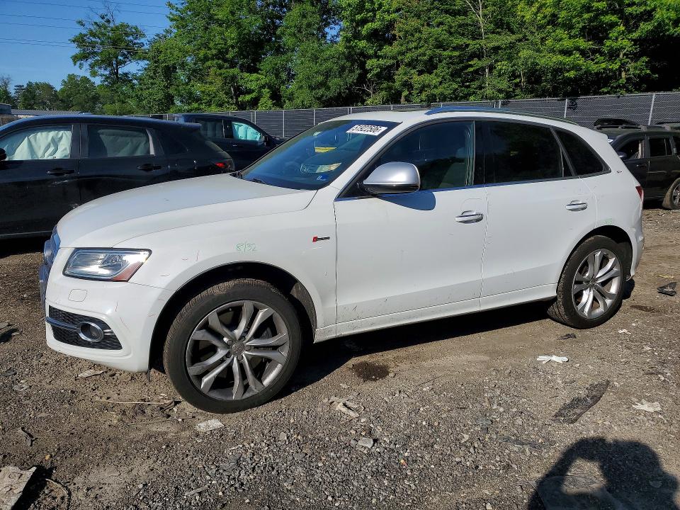 2015 Audi Sq5 VIN WA1VGAFP7FA089929 COPART salvage auction — UNDERCARRIAGE, Md - Cert Of Salvage > 75% Damage, sold $2,550 on 2026-07-10 (photo 1)