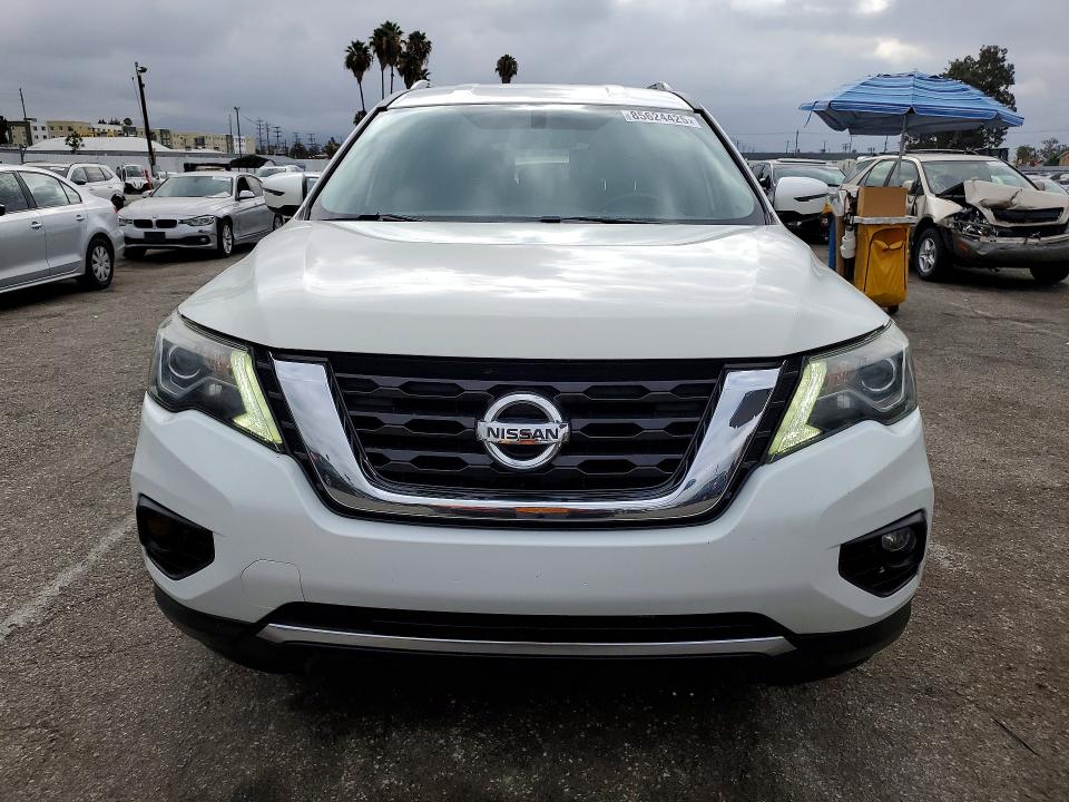 2019 Nissan Pathfinder VIN 5N1DR2MN4KC619688 COPART salvage auction — MINOR DENT/SCRATCHES, Ar - Dis/Dlr/Exp Only Clean Title (P), sold $1,200 on 2026-07-10 (photo 5)