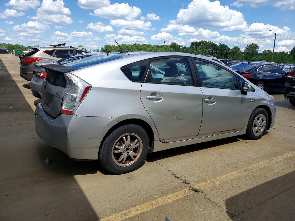 2010 Toyota Prius VIN JTDKN3DU8A0023892 COPART salvage auction — REAR END, KY - BILL OF SALE/PART ONLY/NO TITL, sold $950 on 2026-07-27 (photo 3)