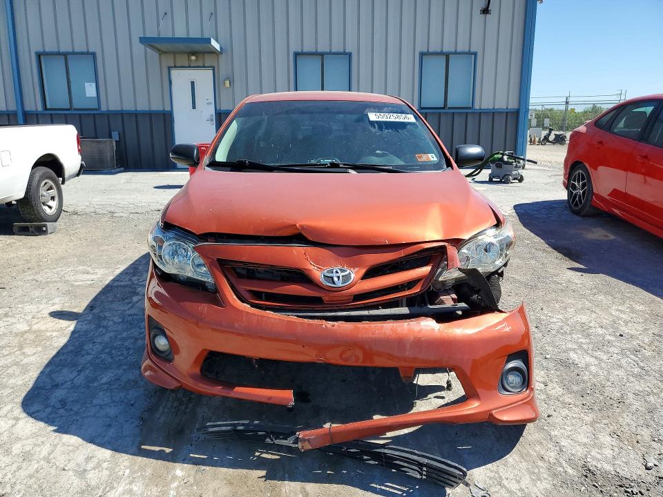 2013 Toyota Corolla VIN 2T1BU4EE2DC075965 COPART salvage auction — FRONT END, Pa - Certificate Of Salvage, sold $3,300 on 2026-07-02 (photo 5)