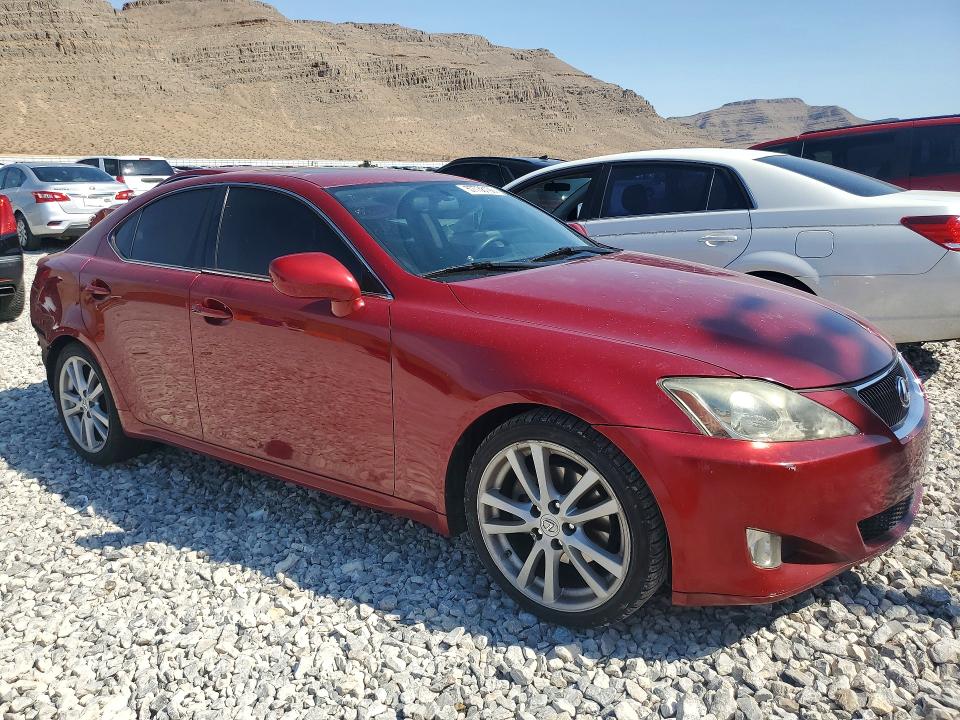 2007 Lexus Is 250 VIN JTHBK262675033216 COPART salvage auction — REAR END, NV - SALVAGE TITLE, sold $1,500 on 2026-07-13 (photo 4)