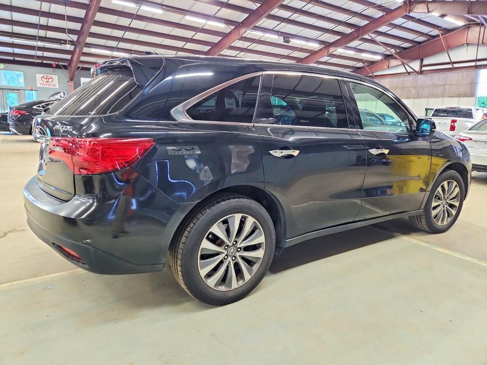 2016 Acura Mdx VIN 5FRYD4H44GB012944 COPART salvage auction — MINOR DENT/SCRATCHES, Ny - Certificate Of Title, sold $4,000 on 2026-07-09 (photo 3)