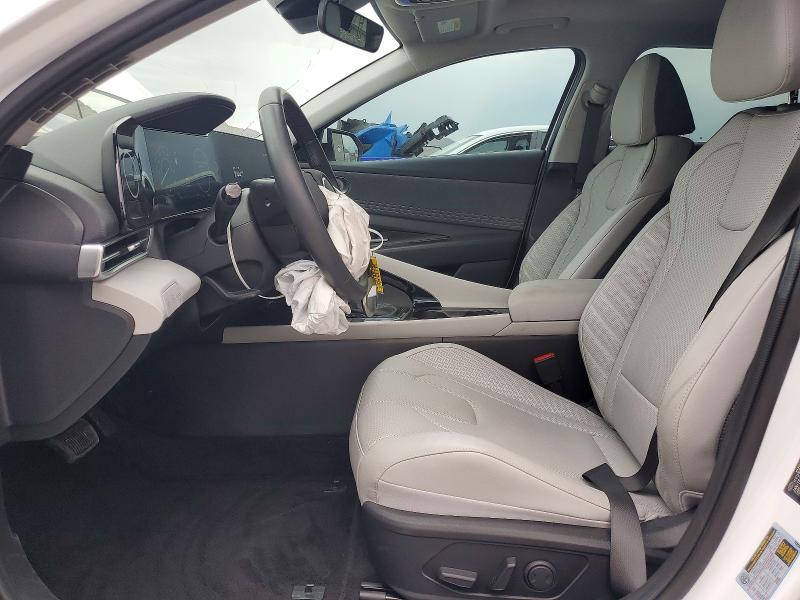 2024 Hyundai Elantra VIN KMHLN4DJ6RU104261 COPART salvage auction — FRONT END, Nv - Salvage Title, sold $6,400 on 2026-07-06 (photo 7)