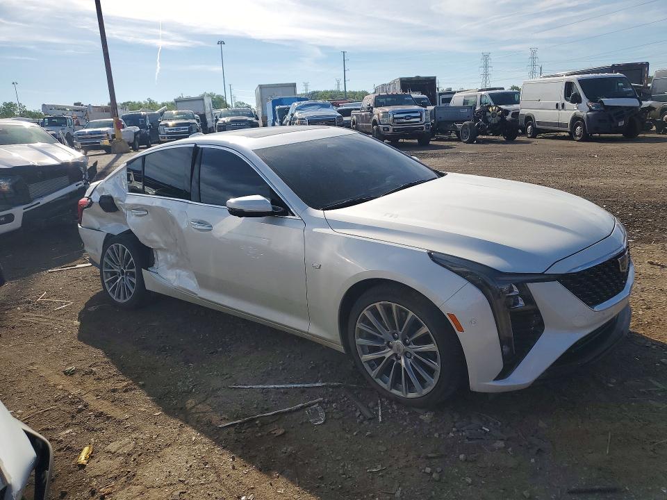 2025 Cadillac VIN 1G6DS5RW8S0102992 COPART salvage auction — SIDE, Mi - Certificate Of Title, sold $19,100 on 2026-08-07 (photo 4)