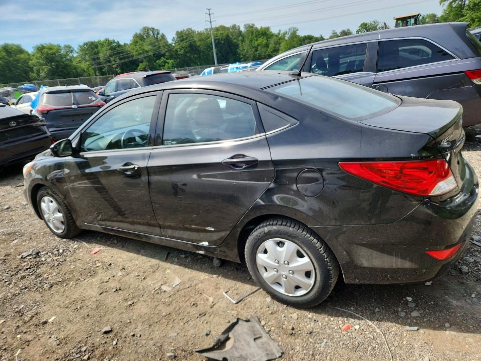 2014 Hyundai Accent VIN KMHCT4AE0EU778414 COPART salvage auction — FRONT END, Md - Cert Of Salvage < 75% Damage, sold $950 on 2026-07-10 (photo 2)