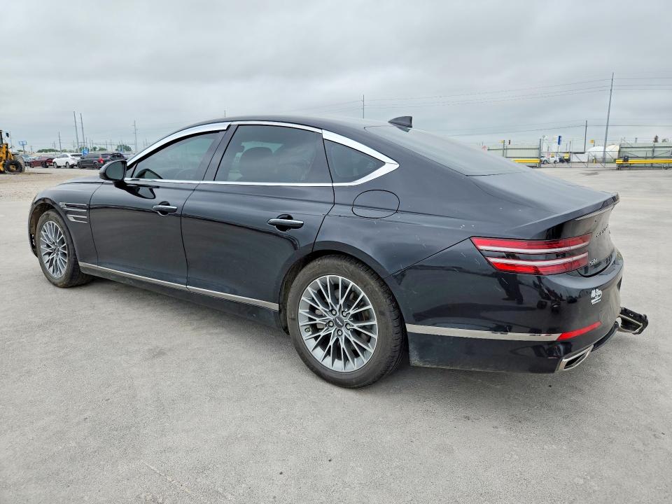 2023 Genesis G80 VIN KMTGB4SC5PU193158 COPART salvage auction — REAR END, Ok - Cert Of Title-Salvage, sold $11,700 on 2026-09-02 (photo 2)