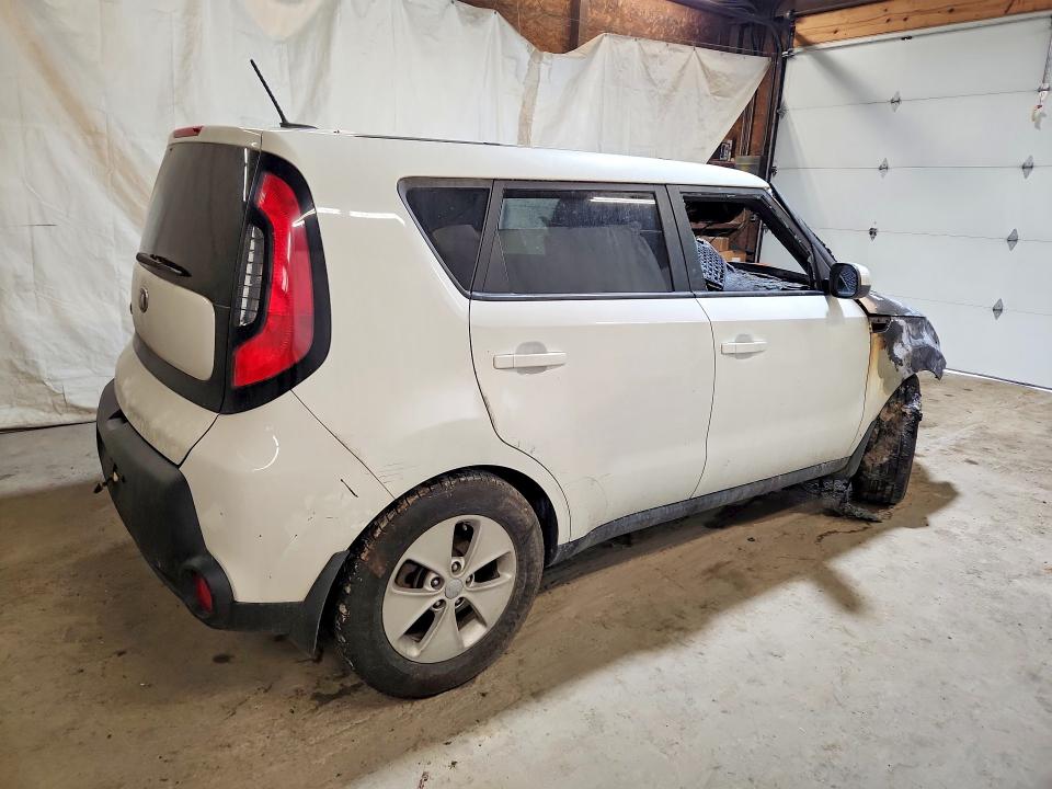 2016 Kia Soul VIN KNDJN2A27G7304963 COPART salvage auction — BURN, PA - CERTIFICATE OF SALVAGE, sold $175 on 2026-07-16 (photo 3)