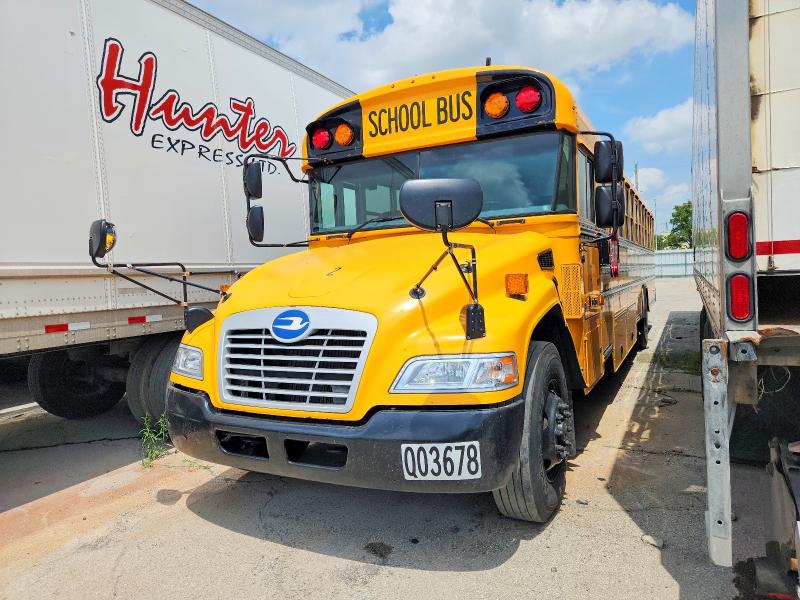 2017 Blub School bus VIN 1BAKGCBA2HF324646 COPART salvage auction — SIDE, AZ - CERT OF TITLE - SALVAGE, sold $8,200 on 2026-09-18 (photo 2)