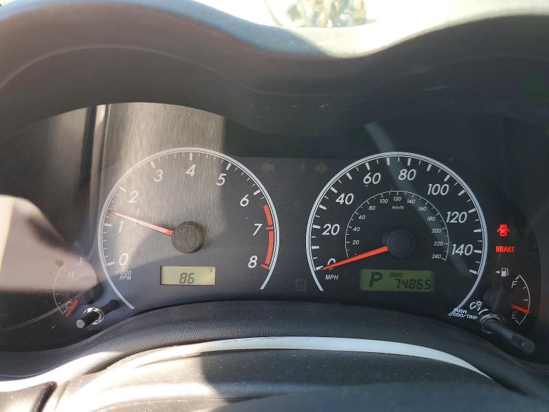 2013 Toyota Corolla VIN 2T1BU4EE3DC987729 COPART salvage auction — REAR END, Ca - Salvage Certificate, sold $2,150 on 2026-07-02 (photo 9)