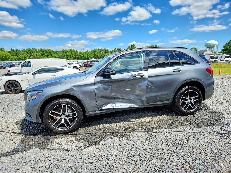 2017 Mercedes-benz Glc VIN WDC0G4KB3HF147787 COPART salvage auction — SIDE, Nj - Cert Of Title-Salvage, sold $7,200 on 2026-07-24 (photo 1)