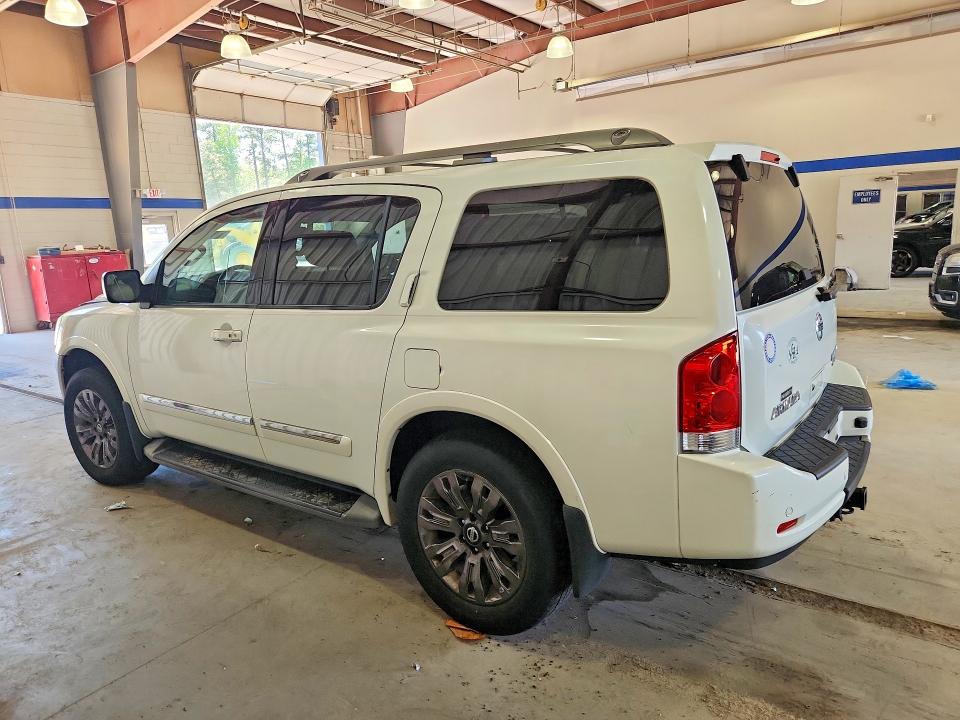 2015 Nissan Armada VIN 5N1BA0NEXFN613499 COPART salvage auction — FRONT END, Va - Cert Of Title - Salvage, sold $1,200 on 2026-07-02 (photo 2)