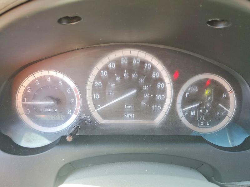2005 Toyota Sienna VIN 5TDZA23C05S237260 COPART salvage auction — REAR END, Ca - Salvage Certificate, sold $825 on 2026-07-27 (photo 9)