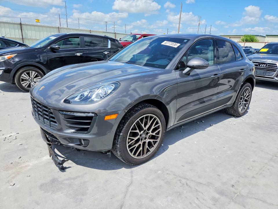 2015 Porsche Macan VIN WP1AB2A58FLB68012 COPART salvage auction — FRONT END, Tx - Salvage Vehicle Title, sold $6,200 on 2026-07-10 (photo 1)