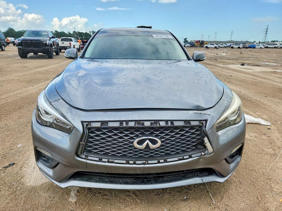 2018 Infiniti Q50 VIN JN1EV7AP9JM361252 COPART salvage auction — SIDE, La - Permit To Sell - Reconstructed (P), sold $4,150 on 2026-07-17 (photo 5)