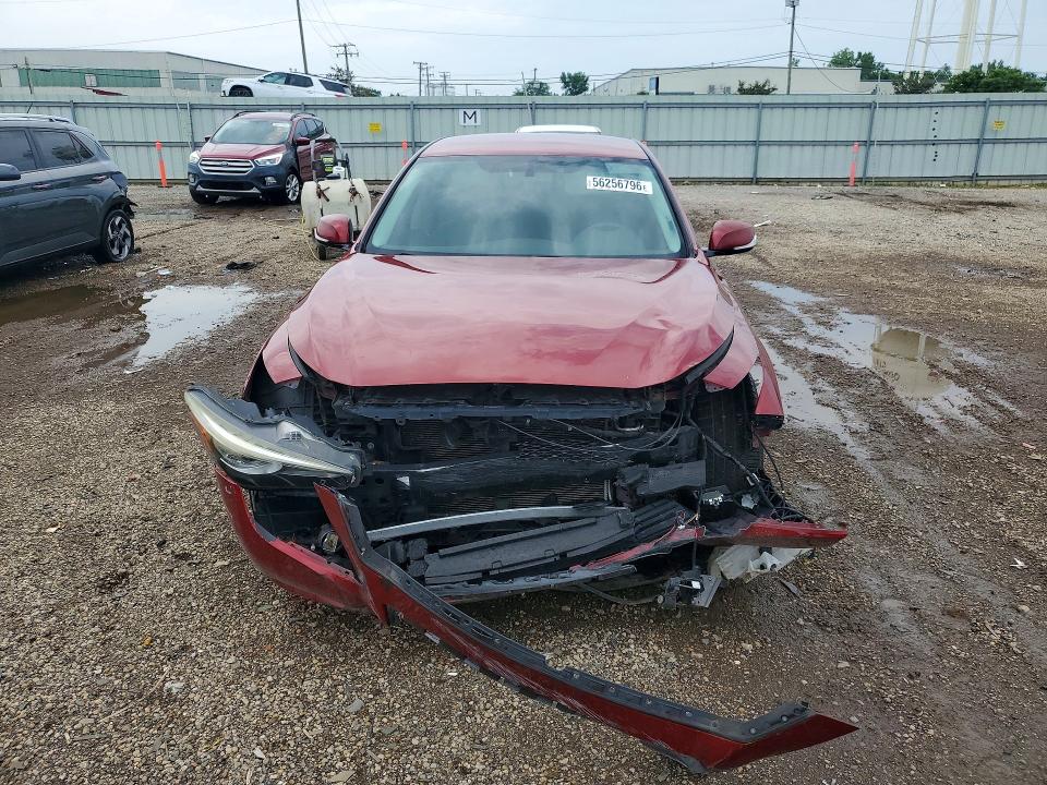 2014 Infiniti Q50 VIN JN1BV7AR9EM702661 COPART salvage auction — FRONT END, Il - Salvage Certificate, sold $575 on 2026-07-17 (photo 5)