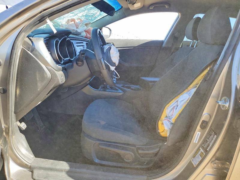 2015 Kia Optima VIN 5XXGM4A77FG425423 COPART salvage auction — FRONT END, Ca - Salvage Certificate, sold $950 on 2026-07-06 (photo 7)