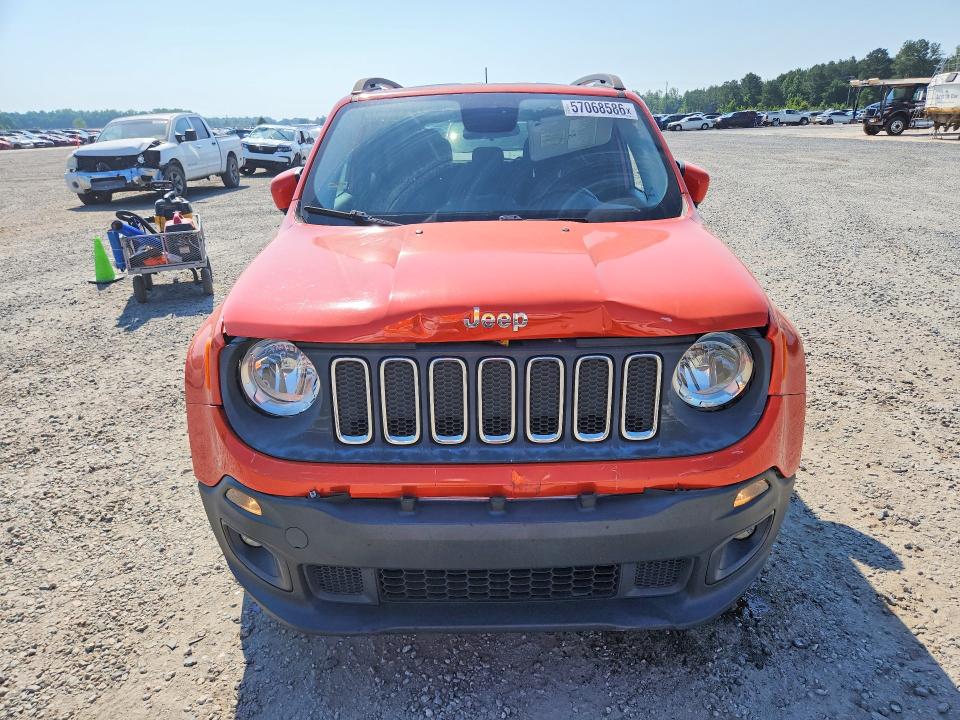 2015 Jeep Renegade VIN ZACCJABT5FPC29588 COPART salvage auction — FRONT END, NC - SALVAGE CERTIFICATE OF TITLE, sold $1,250 on 2026-07-27 (photo 5)