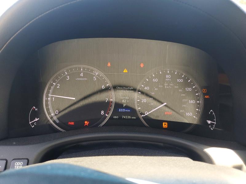 2013 Lexus Gs VIN JTHCE1BL0D5000602 COPART salvage auction — SIDE, Nj - Cert Of Title-Salvage, sold $225 on 2026-07-29 (photo 9)