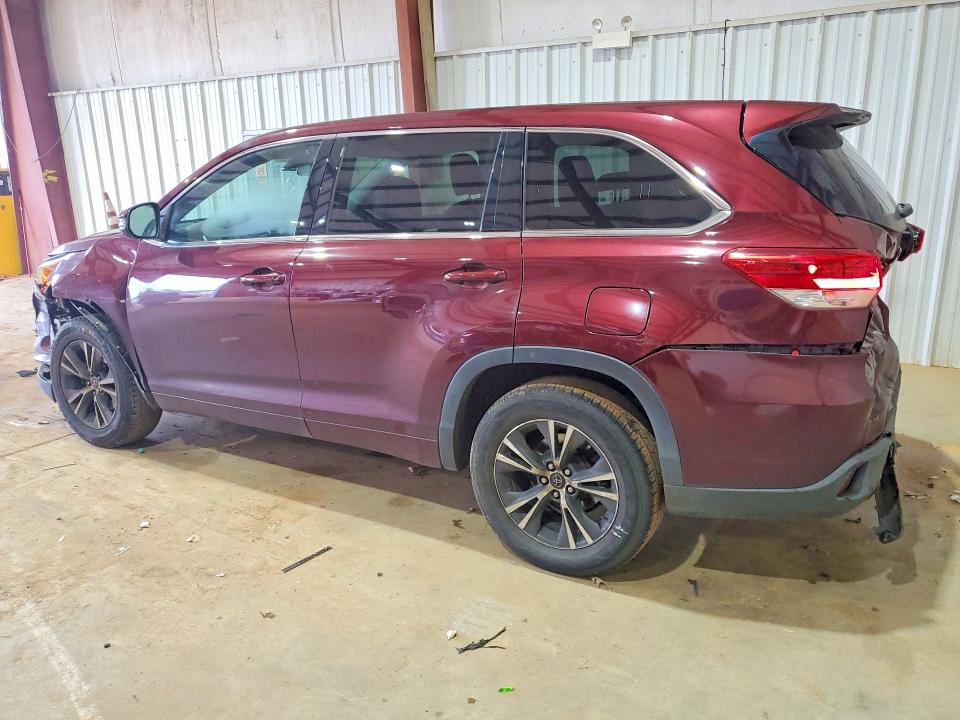 2017 Toyota Highlander VIN 5TDZARFH7HS027422 COPART salvage auction — REAR END, Tx - Salvage Vehicle Title, sold $5,700 on 2026-07-13 (photo 2)