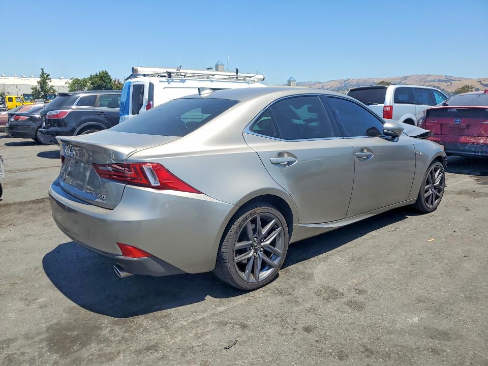2015 Lexus Is VIN JTHBF1D26F5062179 COPART salvage auction — FRONT END, Ca - Salvage Certificate, sold $3,700 on 2026-07-14 (photo 3)