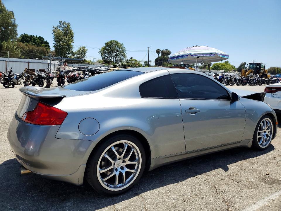 2005 Infiniti G35 VIN JNKCV54E95M426253 COPART salvage auction — FRONT END, Ca - Salvage Certificate, sold $1,750 on 2026-07-24 (photo 3)