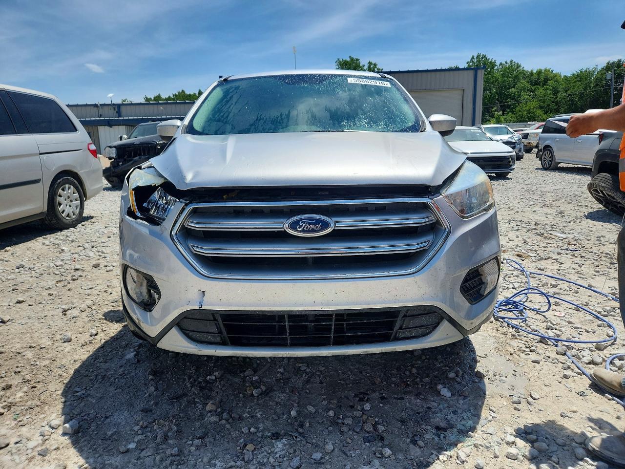2017 Ford Escape VIN 1FMCU9GD9HUF06084 COPART salvage auction — Front End, MI - CERTIFICATE OF TITLE, sold $1,600 on 2026-07-09 (photo 5)