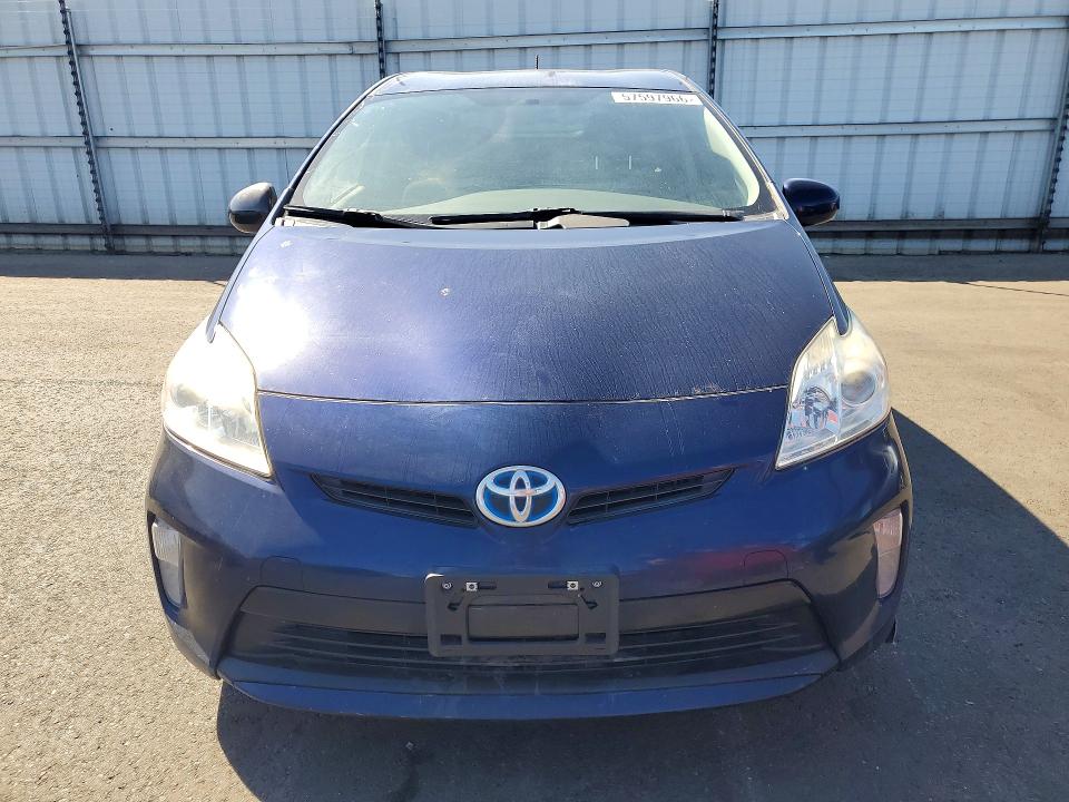 2015 Toyota Prius VIN JTDKN3DU1F0458454 COPART salvage auction — DAMAGE HISTORY, Ca - Salvage Certificate, sold $825 on 2026-07-29 (photo 5)