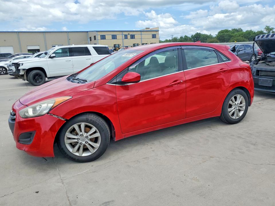 2013 Hyundai Elantra VIN KMHD35LE0DU111476 COPART salvage auction — WATER/FLOOD, TX - SALVAGE TITLE-FLOOD DAMAGE, sold $350 on 2026-07-02 (photo 1)