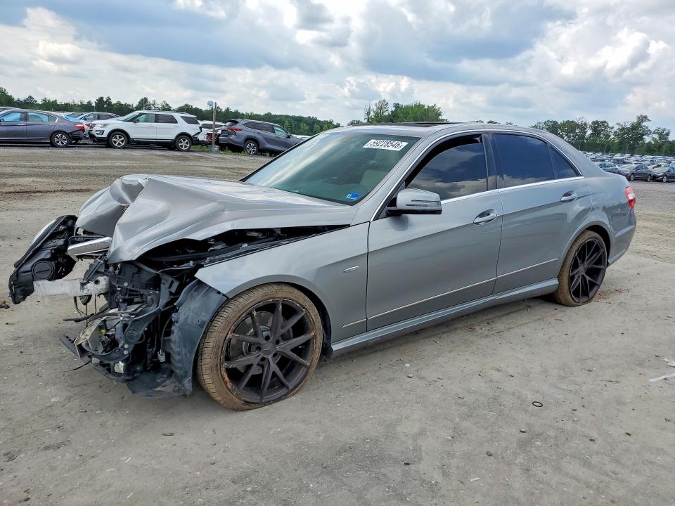 2012 Mercedes-benz E-klasse VIN WDDHF5KB1CA603038 COPART salvage auction — FRONT END, Va - Cert Of Title - Salvage, sold $600 on 2026-07-29 (photo 1)