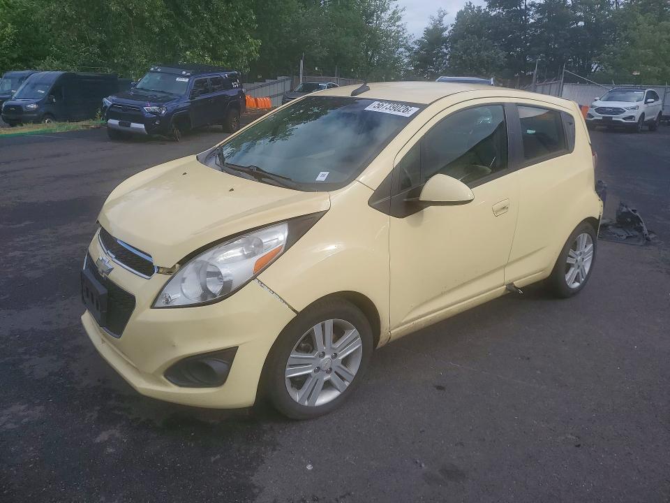 2013 Chevrolet Spark VIN KL8CA6S93DC518867 COPART salvage auction — REAR END, Or - Salvage Title Certificate, sold $175 on 2026-07-27 (photo 1)