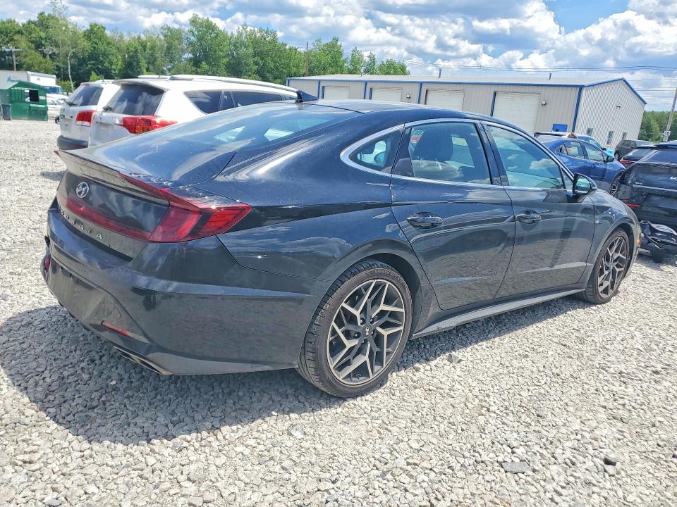 2023 Hyundai VIN KMHL14JC8PA301223 COPART salvage auction — REAR END, Ma - Cert Of Title-Salvage, sold $6,100 on 2026-07-17 (photo 3)