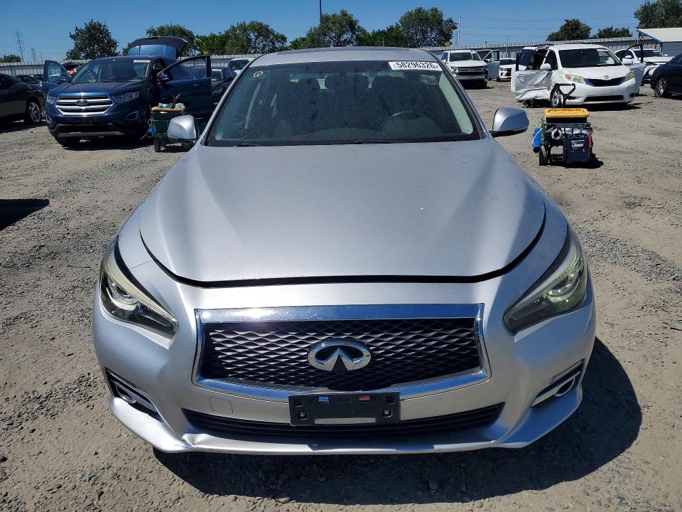 2017 Infiniti Q50 VIN JN1EV7AP9HM741251 COPART salvage auction — VANDALISM, Ca - Salvage Certificate (P), sold $4,050 on 2026-07-21 (photo 5)