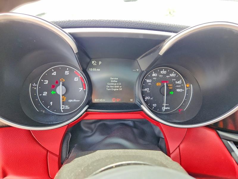 2020 Alfa romeo Giulia VIN ZARFAMBN3L7626697 COPART salvage auction — SIDE, Tx - Salvage Vehicle Title, sold $2,200 on 2026-08-12 (photo 9)