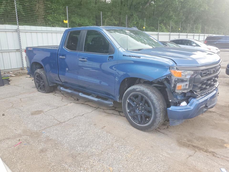 2024 Chevrolet Silverado VIN 1GCRDBEK1RZ184102 COPART salvage auction — FRONT END, FL - CERT OF TITLE SLVG REBUILDABLE (P), sold $10,600 on 2026-07-28 (photo 4)