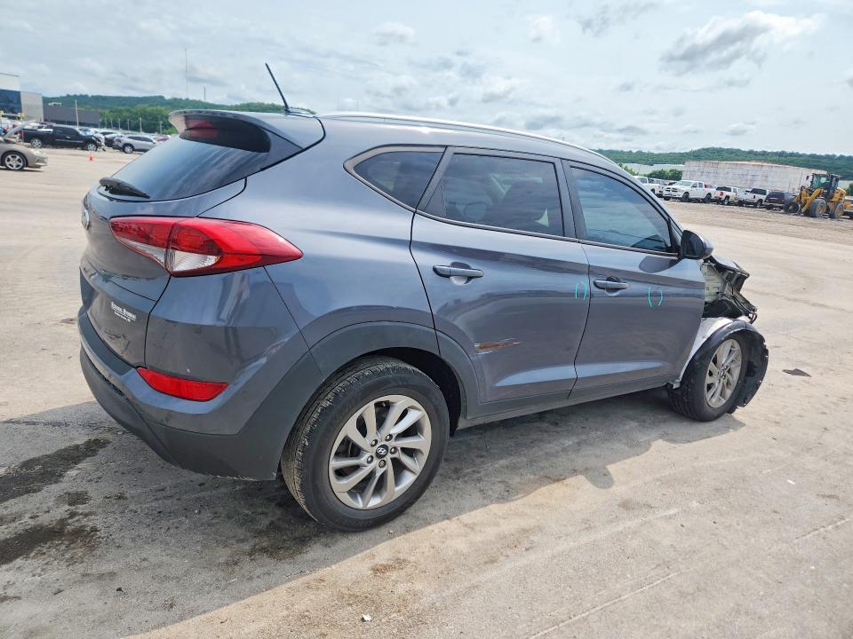 2017 Hyundai Tucson VIN KM8J33A4XHU499002 COPART salvage auction — FRONT END, Ok - Cert Of Title-Salvage, sold $1,400 on 2026-07-24 (photo 3)